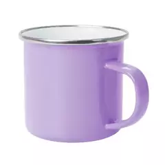 Caneca Esmaltada de Alumínio Flowers - 235ml