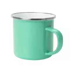 Caneca Esmaltada de Alumínio Flowers - 235ml - comprar online