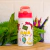SQUEEZE DE ALUMINIO BRANCO PARA PERSONALIZAÇÃO TAMPA ROSA E VERMELHO 500ML na internet