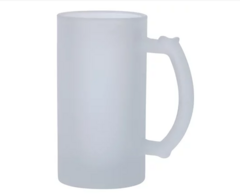 Caneca Chopp de Vidro Jateado Personalizada - comprar online