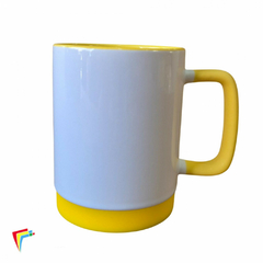 Caneca Branca Alça Acetinada, Base Silicone 325ml na internet