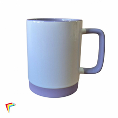 Caneca Branca Alça Acetinada, Base Silicone 325ml - comprar online