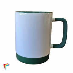 Caneca Branca Alça Acetinada, Base Silicone 325ml - loja online