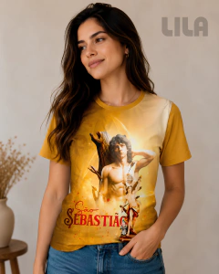 Camisa Católica São Sebastião Personalizada REF. CDSSTMT - 103