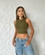 Cropped Regata Feminino Versatile com Recorte - comprar online