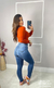 Calça Jeans Feminina 23 Graus Com Cinta Modeladora Fixa Super Lipo - comprar online