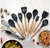 Conjunto de utensílios para cozinha em silicone e bambu 12 peças na internet