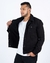 Chaqueta en jean con ovejero T68A1