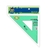 Escuadra Pizzini Estudio 45° Verde Transparente 30cm x 45°