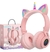 Auricular Unicornio Infantil Bluetooth Niños Luces Rgb