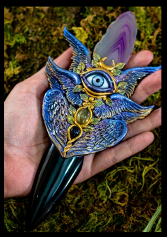 Athame/Daga grande Angel ojo