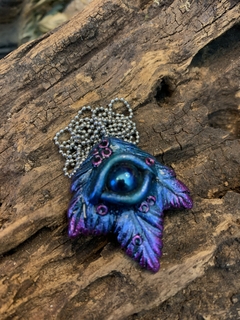 Collar de hoja ojo - comprar en línea