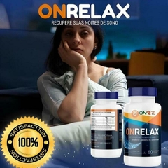 MELATONINA - TRIPTOFANO - SONO REPARADOR - SUPLEMENTO ONRELAX - loja online