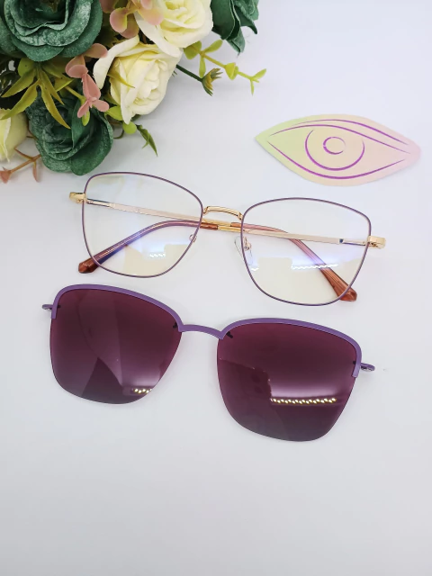 Clip on 84 violeta
