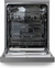 MIDEA LAVA-LOUCAS 14 SERVICOS ‎DWA14S1 CINZA 127V - Clube