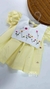 Vestido Linho Bordado