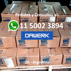 Clavo Espiralado 4" (101,6mm) por 16Kg - Dawerk