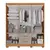 GUARDA ROUPAS ESTRELA PREMIUM 6P2G- SALLETO - comprar online