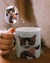 Caneca Personalizada Pet Ilustração da Foto Nome