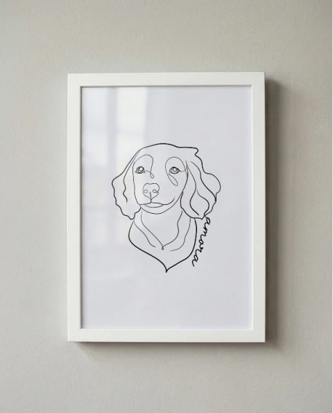 Quadro Decorativo Pet Personalizado com Foto Arte Realista - (cópia)
