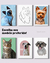 Poster Arte Pet Personalizado Canvas A4 Retrato 21 x 29,7 cm Tamanho M - comprar online