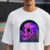 Camiseta Oversized Night Skull