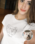 Camiseta Tshirt Personalizada Desenho da foto Arte Pet Cachorro Gato na internet