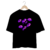 Camiseta Oversized Estampada Night Smiles Roxo - By Mark