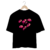 Camiseta Oversized Estampada Night Smiles Red - loja online