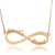 Colar Personalizado Amor Infinito Folheado Em Ouro 18k - comprar online