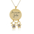 Colar Personalizado Com Nome De Filhos Nas Letras Deles Folheado Em Ouro 18k - comprar online