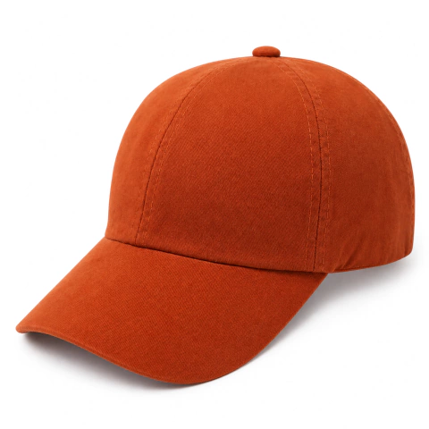 Imagem do Boné Liso Sarja Lavada 100% Algodão Unissex Aba Curva Ajustável para Personalizar