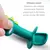 Cubiertos de silicona Dino rosa - Babyharbor