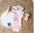 Trio de bodys Rosa nena - comprar online