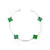 Pulseira de Trevo Verde 4 Trevos