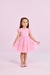 Vestido Linha Luxo Petit Cherie cor rosa - 208 na internet