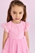 Vestido Linha Luxo Petit Cherie cor rosa - 208 - comprar online