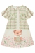 Vestido Trapézio Infanti em Visco Twill - 81518 - Sayonara Baby Kids