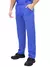 Calça Azul Brim Com Elástico