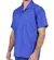 Jaleco Azul Brim Manga curta gola italiana - comprar online