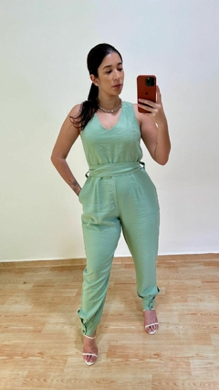 MACAÇÃO LONGO VERDE MENTA - LARISSA - loja online