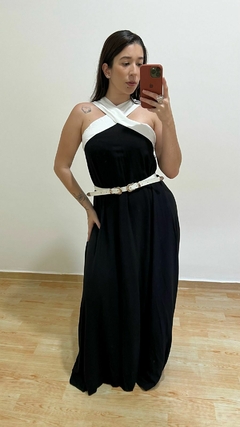 Imagem do VESTIDO LONGO ALÇA CRUZADA - MARIA