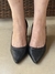 Scarpin preto em couro liso - comprar online