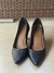 Scarpin preto em couro liso - loja online