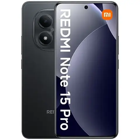 Smartphone Xiaomi Redmi Note 15 Pro Dual SIM de 256GB 8GB RAM de 6.77" 200+8MP 32MP - Preto (Global)