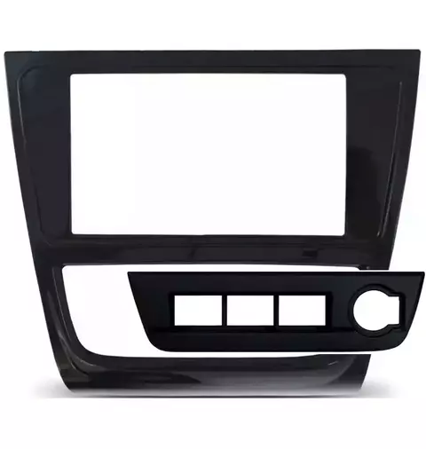5848 - MOLDURA 9" FLUTUANTE CHI GOL G5 , SAVERO , VOYAGE COM SUPORTE 2 E 4 BOTOES