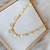 Choker Corações Pendurados Ouro - comprar online