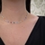 Choker Navetes Coloridos Prata