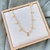 Choker Folhas Ouro