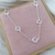 Choker Bolinhas Cristal Prata - comprar online
